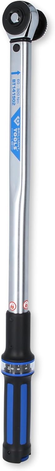 BRILLIANT TOOLS BT141902 1/2' Clés dynamométriques , 60 - 320 Nm Powered by KS TOOLS