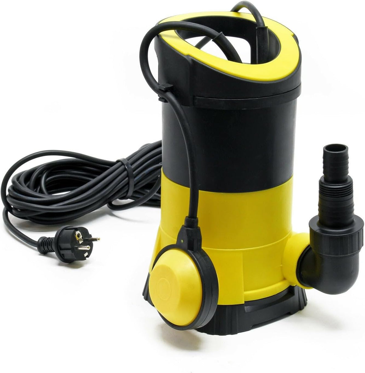 Helloshop26 Pompe pour eaux usées 7000l/h 400 watts pompe submersible construction drainage jaune 16_0000617