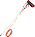 Nettoyeur de panneau solaire, alimentation en eau, brosse de nettoyage de pôle, kit d'outils de nettoyage de fenêtre, barre télescopique 3 en 1