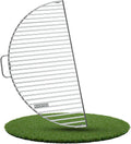 BonFeu BonGrill - Grille de cuisson en acier galvanisé - Plaque de cuisson pour brasero et cheminée de jardin - ½ diamètre : 100 cm