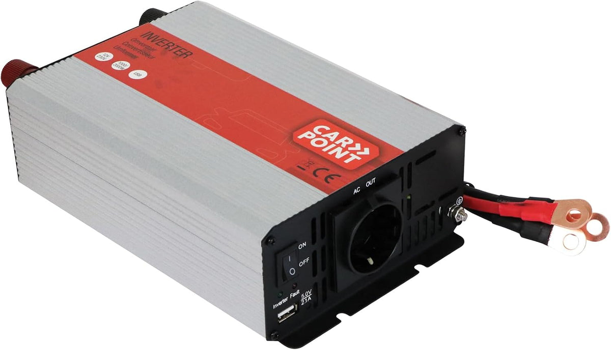 Carpoint Convertisseur 12V > 230V 1000W câble de Batterie