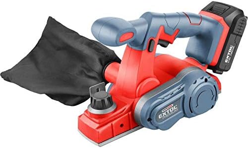 Extol Premium raboteuse électrique de menuiserie de 20V 60mm avec la batterie de Li-ion et le chargeur rapide