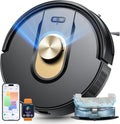 W9 Aspirateur Robot Laveur avec Serpillière, 8000Pa 150Mins Robot Vacuum Cleaner, Navigation LiDAR, Multi-étage Cartographie, Évitement d'obstacles