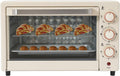 Mini four, 22 litres, four électrique avec circulation, four compact avec minuterie de 60 minutes, grille de cuisson et plaque de cuisson