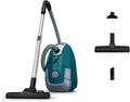 Rowenta Power XXL - Aspirateur avec Sac - 5 L - Bleu Pétrole, Nettoyage haute performance sur tous les sols - Moteur 900 W - Rayon d'action 12 m