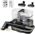 RELAX4LIFE 650W Shampouineuse Canapé Portable, Aspiration Puissant 17kPa avec Brosse Double Face et 2 Réservoirs d'Eau Propre/Sale