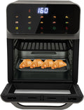 Four électrique de 13 l, 1350 W, avec réglage de la température jusqu'à 200 °C, minuterie 15 à 60 min, 2 plaques de cuisson, four de table compact