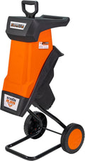 RURIS Power for Nature Broyeur Vegetaux Électrique de Jardin ST100s, 2400W, Branches Diamètre 40mm, avec Un Sac de 50L, Orange