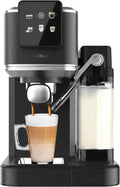 Cecotec Cafetières Express Semi-automatiques Cafelizzia ColdBrew Latte. 1350W, 20 Bars, ColdBrew, Écran Tactile Couleur