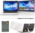 KEFEYA Extension d'Écran PC Portable 14,1' FHD 1080P Moniteur Portable, Design ultra-léger avec support pivot amélioré