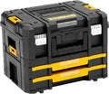 DeWalt - Caisse A Outil Transportable Coffret Kit Combo TSTAK Box Avec Modules II + IV - DWST1-70702 - Boite A Outils Vide Multi-Compartiments