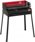 Ferraboli Communauté Grill Chariot Barbecue au Charbon Noir